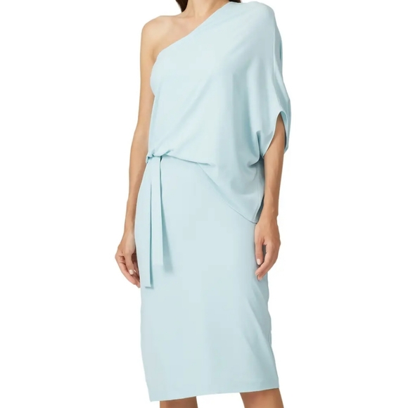 Halston Heritage Draped Asymmetric One 